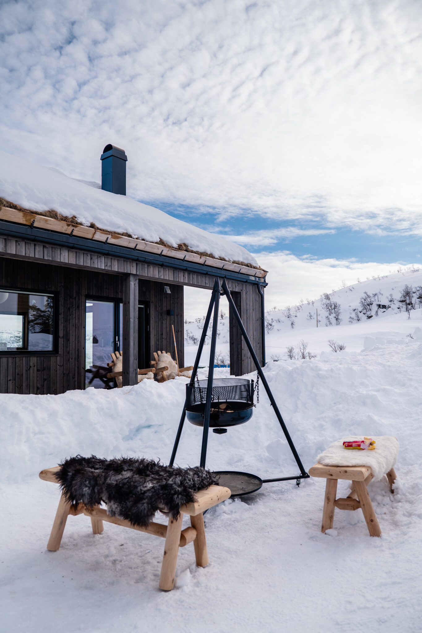 Moderne hytte Frøy fra Berge Hytta