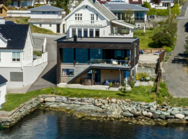 Bilde av funkishus bygget av Berge Hus i Haugesund
