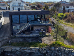 Bilde av funkishus bygget av Berge Hus i Haugesund