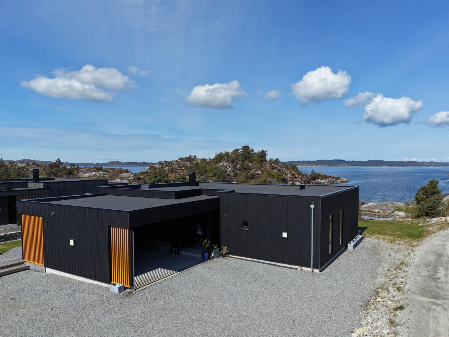 Moderne hus bygget på Kvitaneset i Sveio - Berge Hus