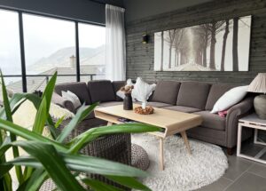 Bilde av hagestue i moderne hus på ett plan bygget av Berge Hus i Ølen