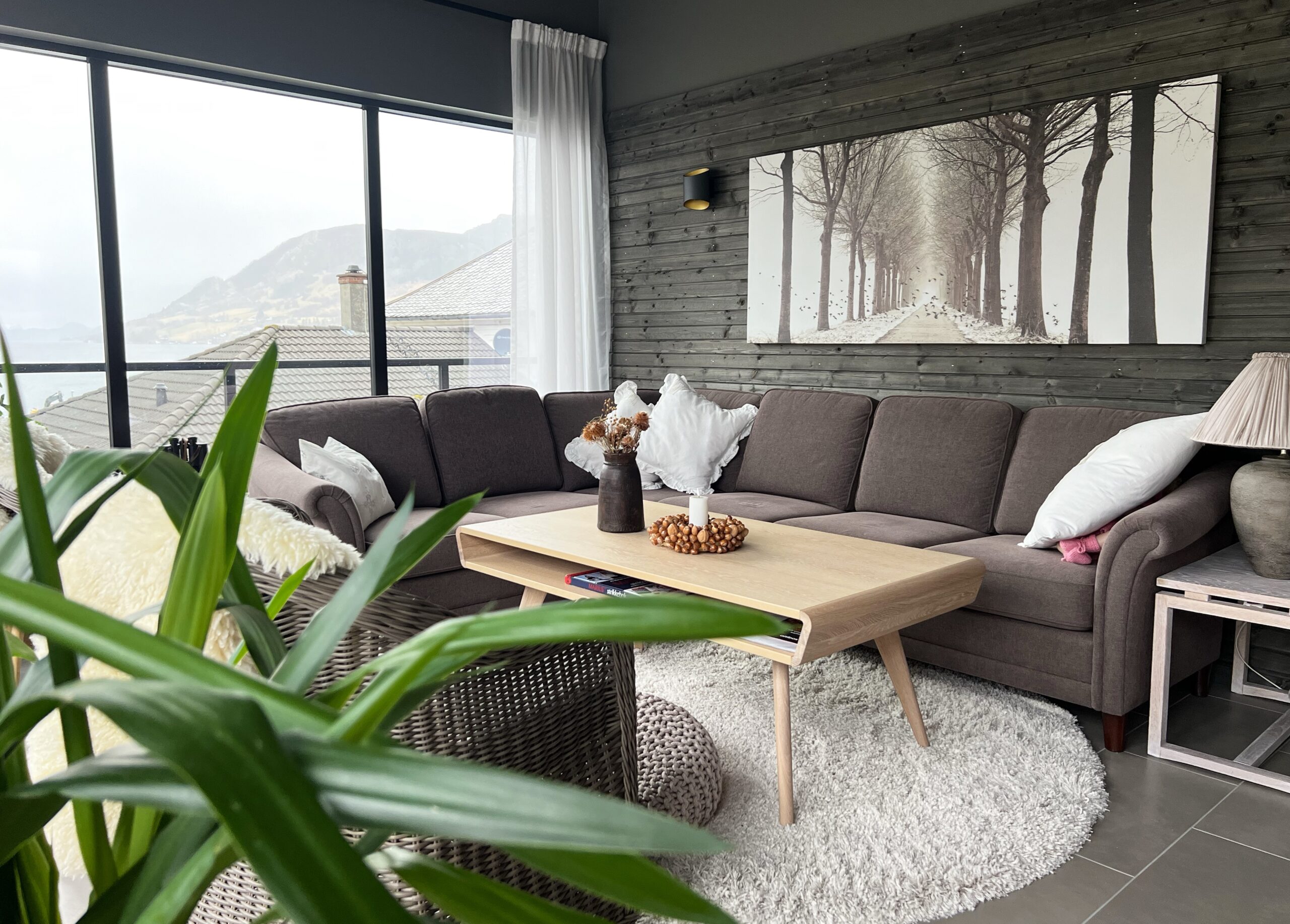 Bilde av hagestue i moderne hus på ett plan bygget av Berge Hus i Ølen
